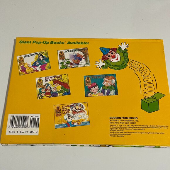 JACK and the BEANSTALK GIANT POP-UP STORY BOOK, 1974 Hardcover-PREOWNED - Picture 2 of 5